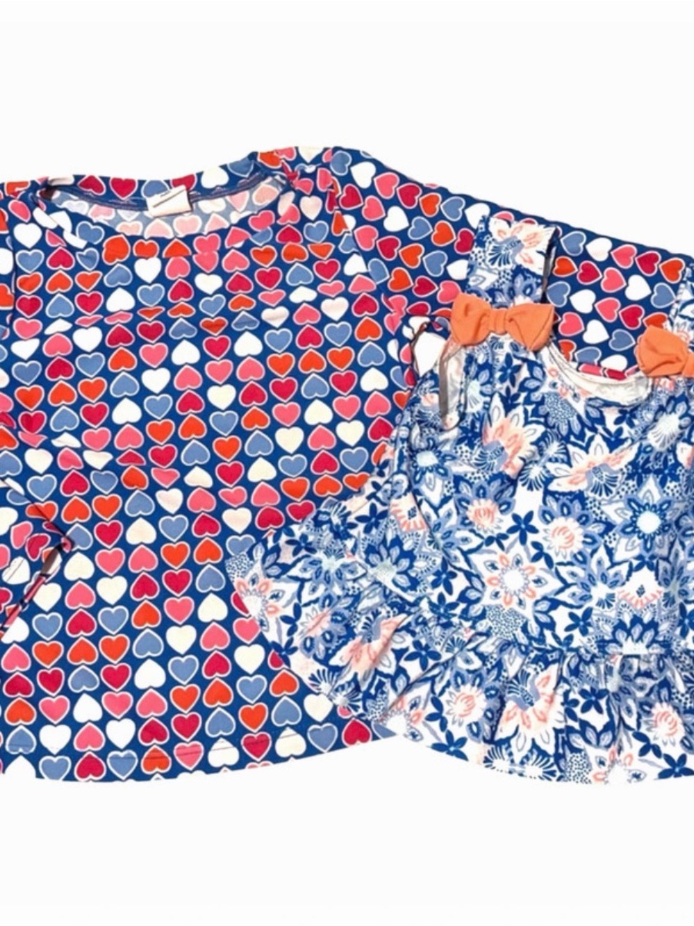 Baby Gap Girls' Heart & Floral Swim Tops - Blue, Pink & Red